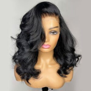 Barrel Curls Glueless Lace Wig 6×5 / 13×4 Undetectable HD Lace Front Short Wigs 200%