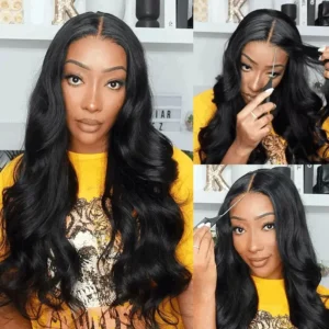 Alternative view of Body Wave 13×4 13×6 Undetectable HD Lace Front Wigs Pre-Cut 6×5 Lace Human Hair Wig